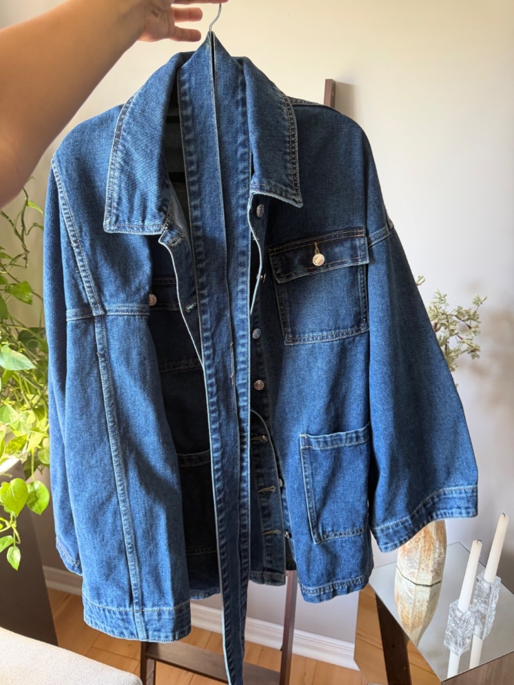 Oversized Jean Jacket/Dress - Picture 3 of 4